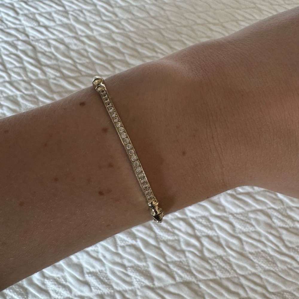 Kendra Scott Gold Bracelet with Crystals